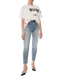 Burberry Horseferry Oversized T-shirt - White