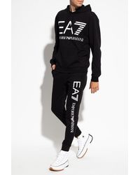 EA7 Sweatpants With Logo - Black