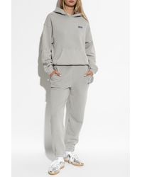 American Vintage - Sweatpants With Printed Logo - Lyst