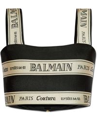 Balmain - Short Strappy Top - Lyst