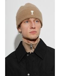 Ami Paris - Cap With Embroidered Logo - Lyst
