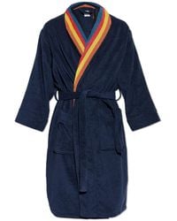 Paul Smith - Cotton Bathrobe With Pockets - Lyst