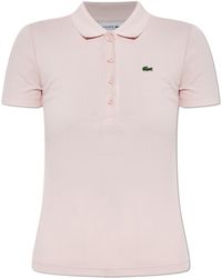 Lacoste - Ribbed Polo Shirt With Logo Patch - Lyst