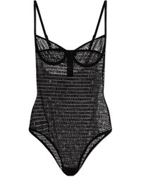 DSquared² - Lace Bodysuit With Straps - Lyst