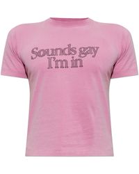 Carne Bollente - T-Shirt With Shimmering Sequins - Lyst