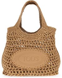 Tod's - 'Mini' Hand-Held Bag - Lyst