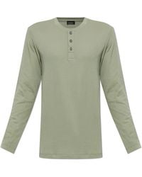 Hanro - Lingerie Long-Sleeved T-Shirt From The 'Cozy Comfort' Line - Lyst