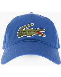 Lacoste Baseball Cap With Logo - Blue