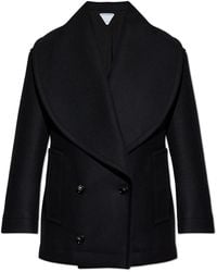 Bottega Veneta - Short Wool Coat - Lyst