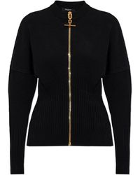 Balmain - Waist-Cinched Cardigan - Lyst