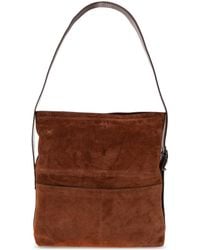 Paul Smith - Suede Shoulder Bag With Logo - Lyst