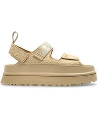 UGG - 'Goldenglow Embossed' Sandals - Lyst