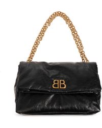Balenciaga - ‘Monaco M’ Shoulder Bag - Lyst