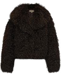 MICHAEL Michael Kors - Faux Fur Coat - Lyst