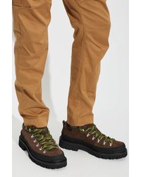 DSquared² - Suede Shoes With Logo - Lyst