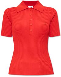 Courreges - Top With Z Logo - Lyst