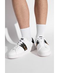Versace - Sports Shoes With Logo - Lyst