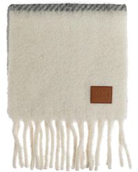 Loewe - Scarf With Logo Patch - Lyst