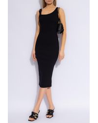 Versace - Dress With Baroque Buckle - Lyst