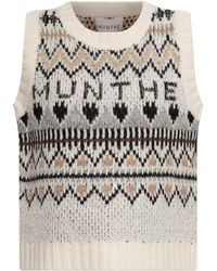 Munthe - Patterned Vest 'Vitalism' - Lyst
