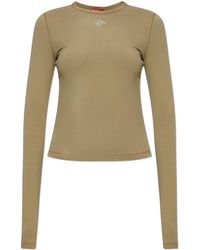 DIESEL - Top T-Uncutieslong-Ls-Od - Lyst