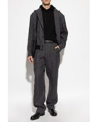 Giorgio Armani - Linen Pleated Trousers - Lyst