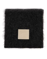 Ami Paris - Scarf With Sewn Logo - Lyst