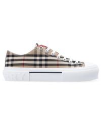 Burberry - Vintage Check Low Top Trainer For - Lyst