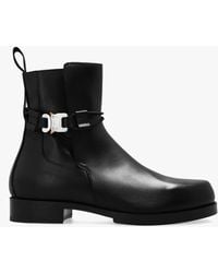 1017 ALYX 9SM - Ankle Boots With Rollercoaster Buckle - Lyst