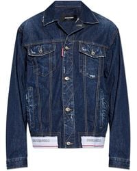 DSquared² - Denim Jacket With Vintage Effect - Lyst