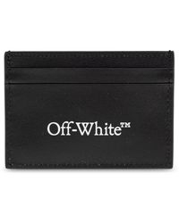 Off-White c/o Virgil Abloh - Leather Card Holder With Logo - Lyst