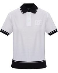 Dolce & Gabbana - Polo With Logo - Lyst