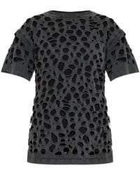 AVAVAV - T-Shirt With Cut-Outs - Lyst