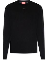 DIESEL - 'K-Vieri' Wool Sweater - Lyst