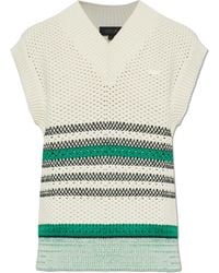 LACOSTE RUNWAY - Vest With Logo - Lyst