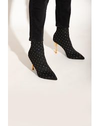 Balmain - ‘Moneta’ Heeled Ankle Boots - Lyst
