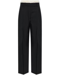 Rohe - Wool Pleated Trousers - Lyst