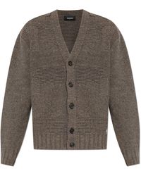 DSquared² - Wool Cardigan - Lyst