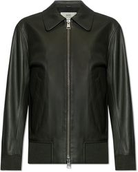 Ami Paris - Leather Jacket, - Lyst