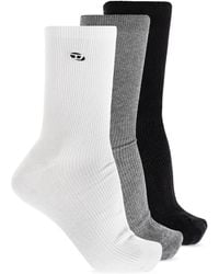 DIESEL - Three-Pack Of Socks 'Skm-D-Oval' - Lyst