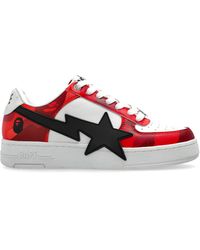 A Bathing Ape - Sports Shoes With Logo - Lyst