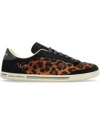 Dolce & Gabbana - Sports Shoes With Animal Motif - Lyst