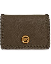 MICHAEL Michael Kors - Leather Wallet With Logo - Lyst