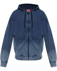 DIESEL - Sweatshirt 'S-Crox-Zip' - Lyst