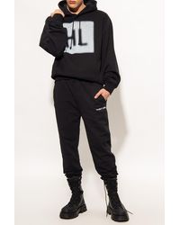 Helmut Lang - Hoodie With Logo - Lyst