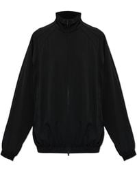 Balenciaga - Wool Jacket With Stand-Up Collar - Lyst