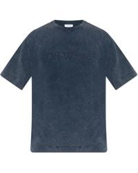 Off-White c/o Virgil Abloh - T-Shirt With Printed Logo - Lyst