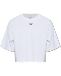Off-White c/o Virgil Abloh - Ribbed Loose-Fit T-Shirt - Lyst