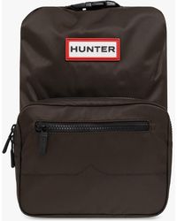 HUNTER Backpack With Logo - Black