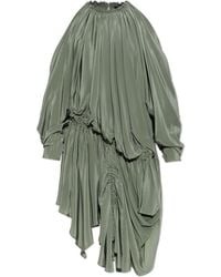 Balmain - Sleeveless Silk Dress - Lyst